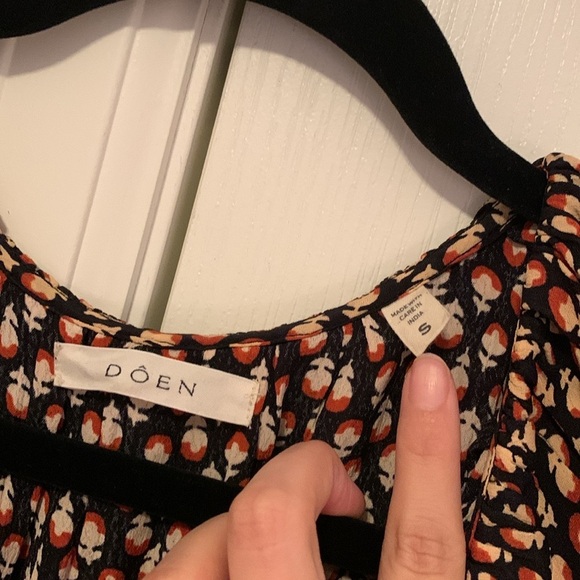 Doen | Audella dress (sable Hyde park floral - Picture 7 of 16